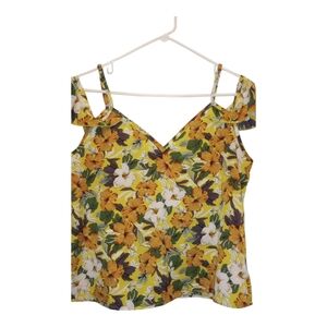Women's floral top Cold Shoulder Size Large